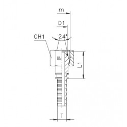 DKOL/DKOS гайка прямой